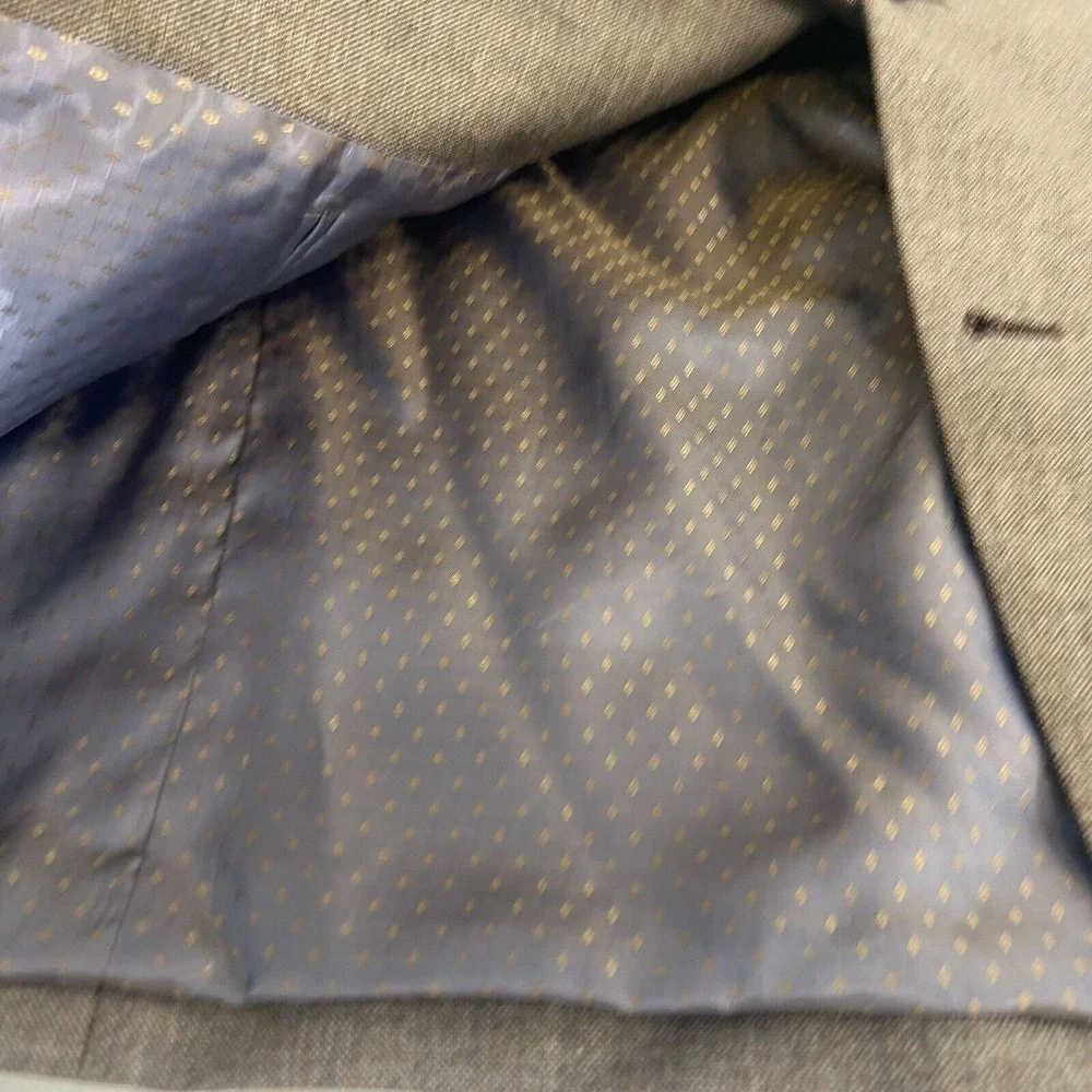 TURNBURY Men's Brown Blazer Jacket Silk &‎ Wool Blend 40 S